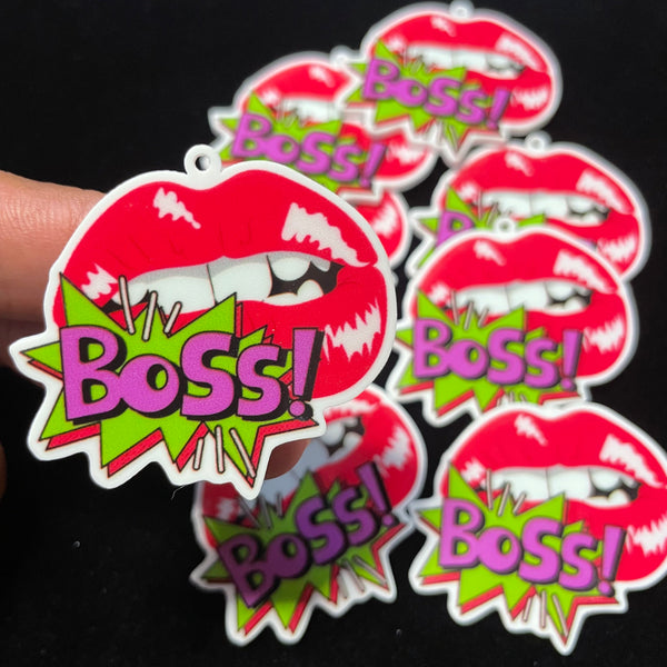 1 Piece Planar Boss Pop Art Lips