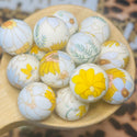 5 piece silicone  -15MM floral style