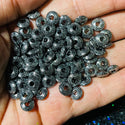 100 piece Alloy gunmetal flats rounded Spacers 8x3MM