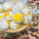 5 piece silicone  -15MM floral style