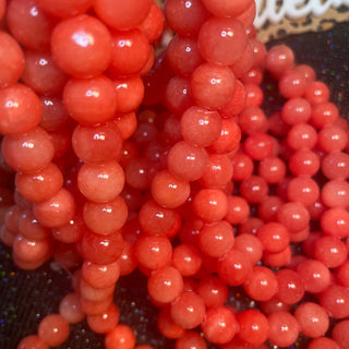 Gemstone 10MM 1 Strand Dyed Jade -sweet and sour