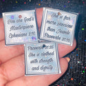 1 piece resin image medium sized Bible quotes random quote sent