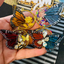 1 piece random custom made butterfly pendant (read details)
