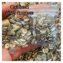 1 Small baggie of mixed silver oxidized spacers(read full details by scrolling to the bottom of the product)