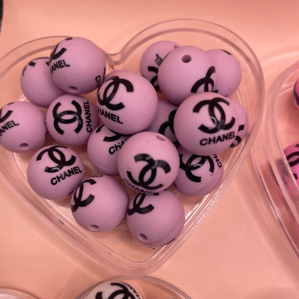 1  single bead- CEE C silicone Letter beads