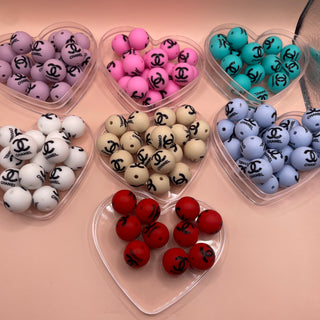 1  single bead- CEE C silicone Letter beads