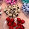 1  single bead- CEE C silicone Letter beads