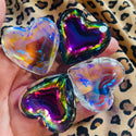 1 piece large Heart Glass Pendant