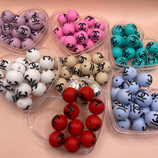 1  single bead- CEE C silicone Letter beads
