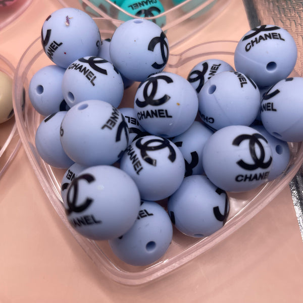 1  single bead- CEE C silicone Letter beads