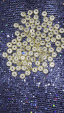 100 piece Alloy Gold Cruller Spacers