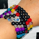 1 single Chakra Theme stretch bracelet