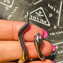 Silver adjustable snake ring