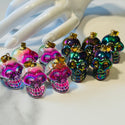 Pendant Glass Skull 1 piece-chains sold separately