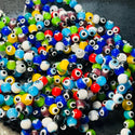 Glass 8MM Eye Beads (READ Details)