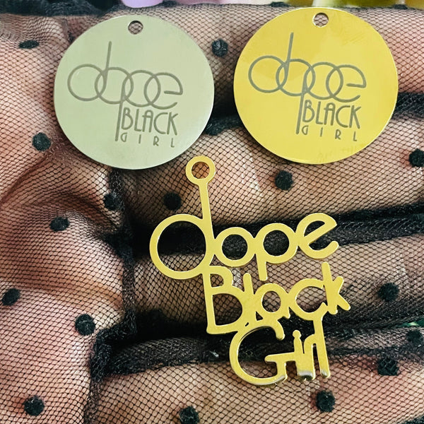 1 piece SS Melanin Tags