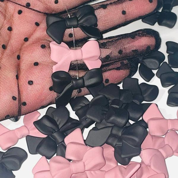 5 piece Matte Bow Bead pack (these will not fit pens)