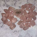 1 Single Focal  bead Love Yourself Rose Quartz  Nuggie Bead-Chunky Style