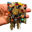 1 single Large Hamsa Charm bracelet