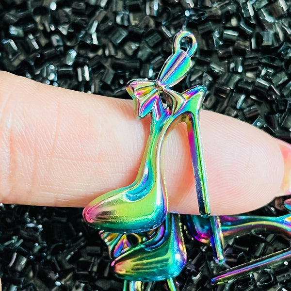 5 piece dainty sized Alloy Rainbow heels