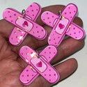 1 Piece bandaid Charms w/ring & Hole