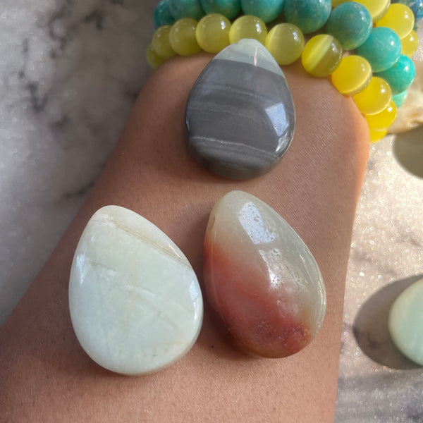 1 Piece Natural Gemstone Top Hole Your pendant bead