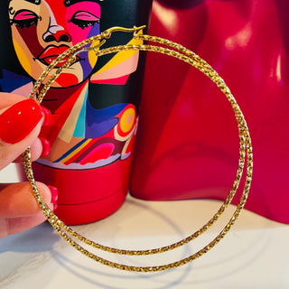 Tarnish Free Stainless Steel Oversized Hoops