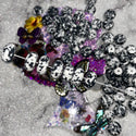 10 Pack Panda Rondelle Turq inspired stone beads