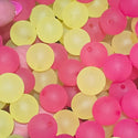 10 Pack Frosted pink or yellow