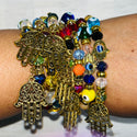 1 single Large Hamsa Charm bracelet