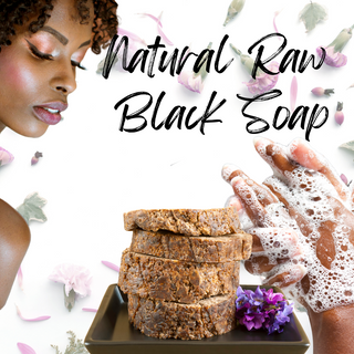 3 oz Raw Black Soap